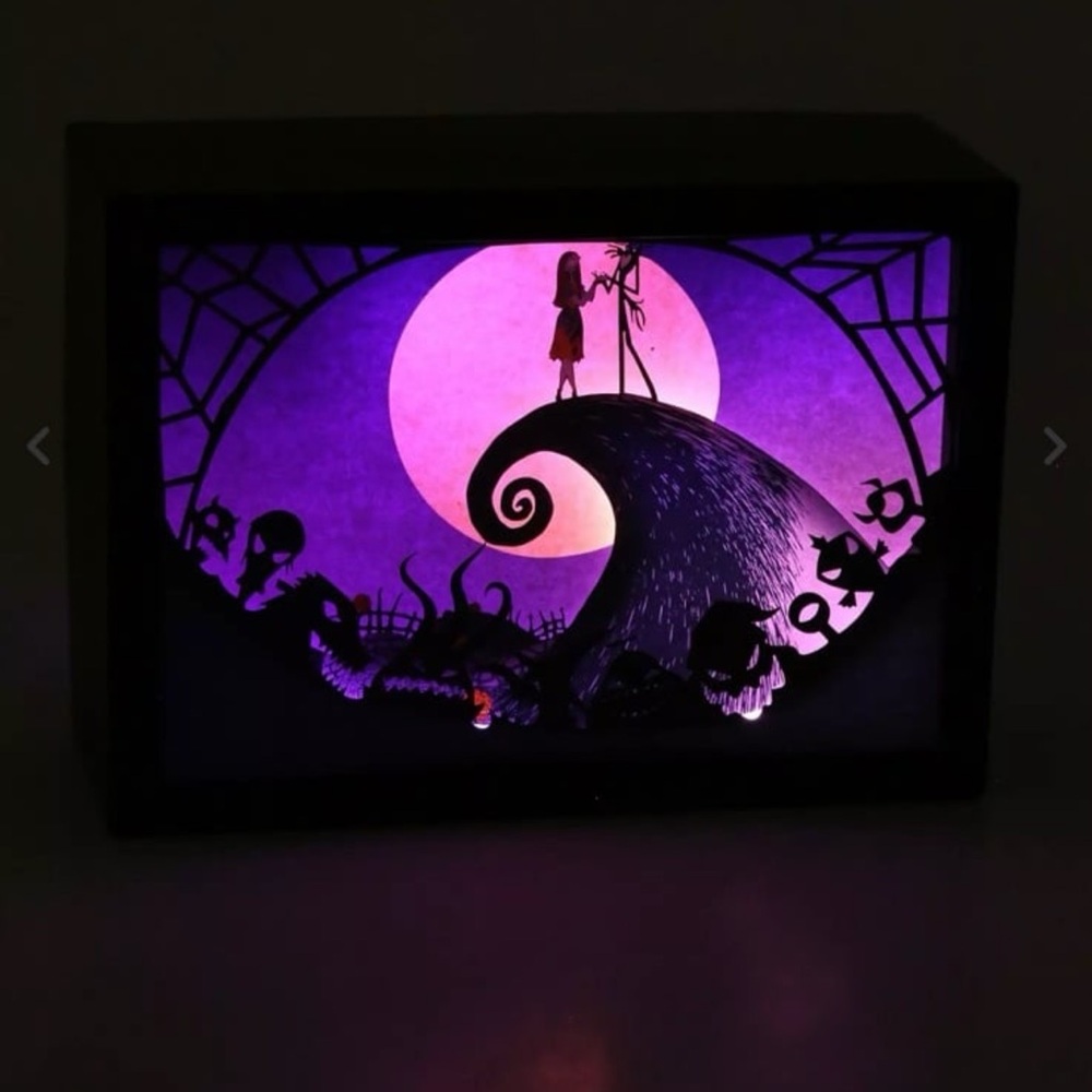 Nightmare Before Christmas Shadow Box
